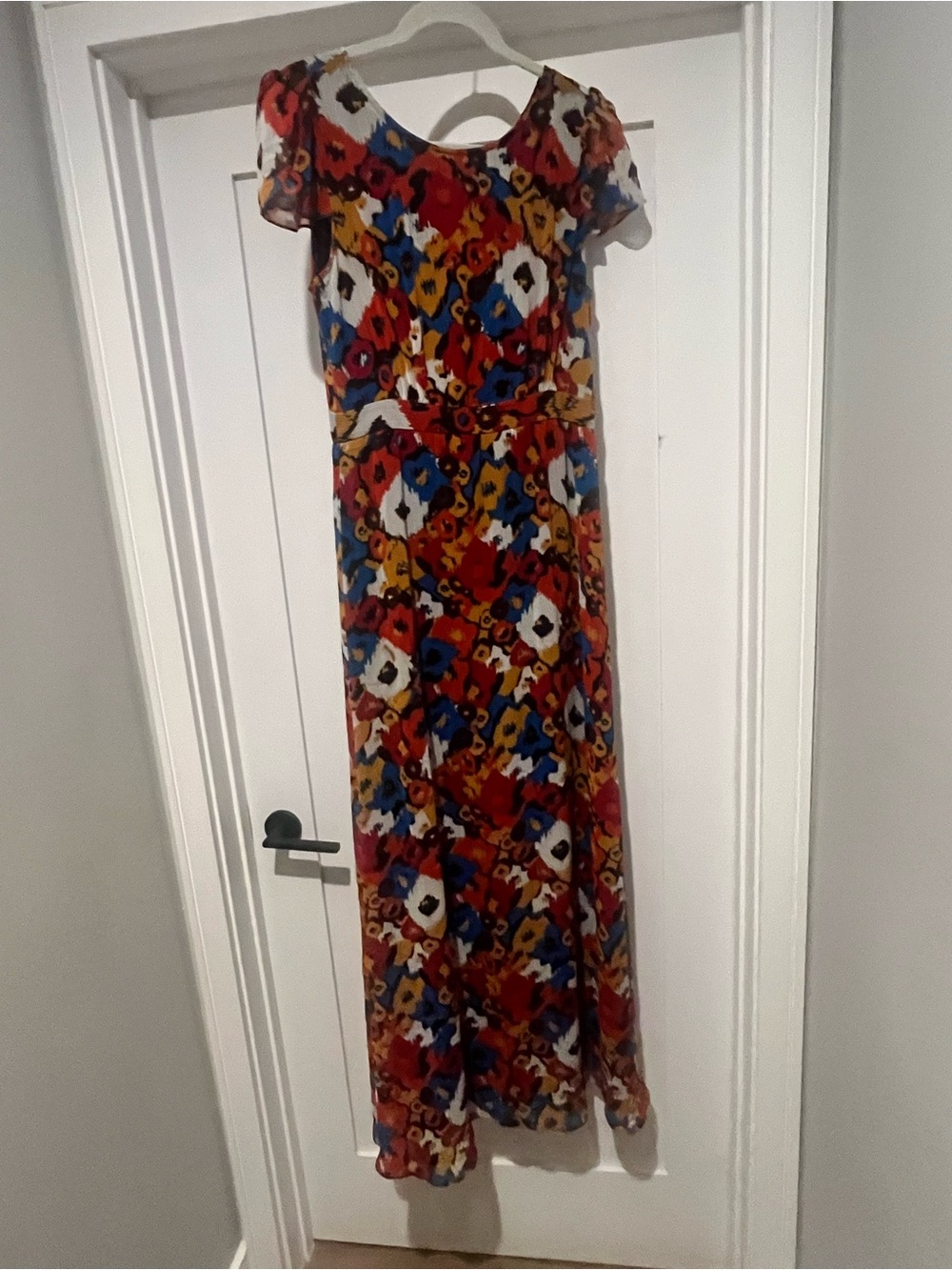 Anthropologie Flowy Floral Maxi Dress - great for a wedding guest